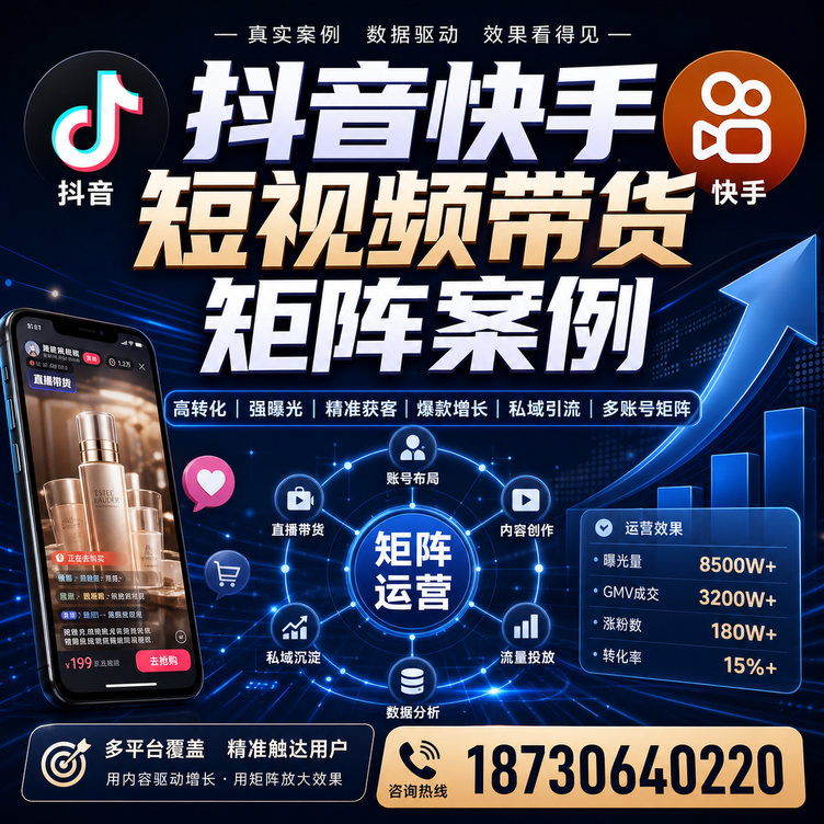 临高短视频带货团队多平台矩阵自动分发案例